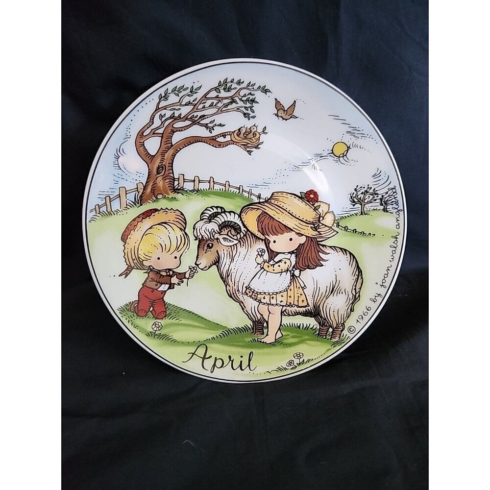 JOAN WALSH ANGLUND April VTG Collectors Plate Ebeling & Reuss W. Germany 1966
